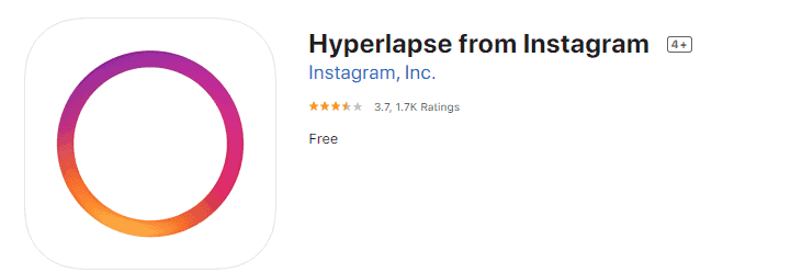האפליקציה Hyperlapse לאייפון