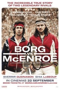 Borg vs McEnroe כרזת הסרט