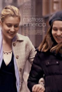 Mistress America כרזת הסרט
