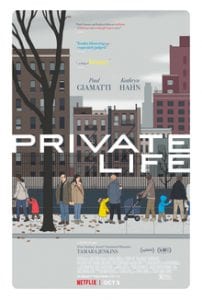 Private Life כרזת הסרט