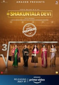 Shakuntala Devi כרזת הסרט