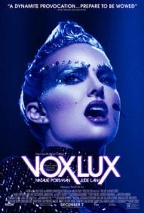 Vox Lux כרזת הסרט