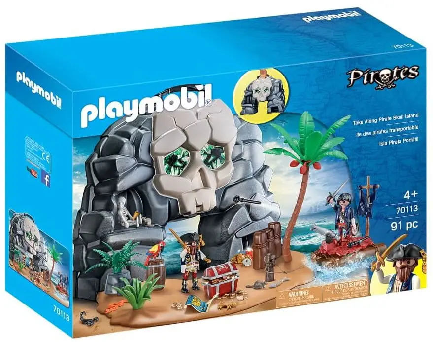 אי הגולגולת הפיראטי Playmobil פליימוביל